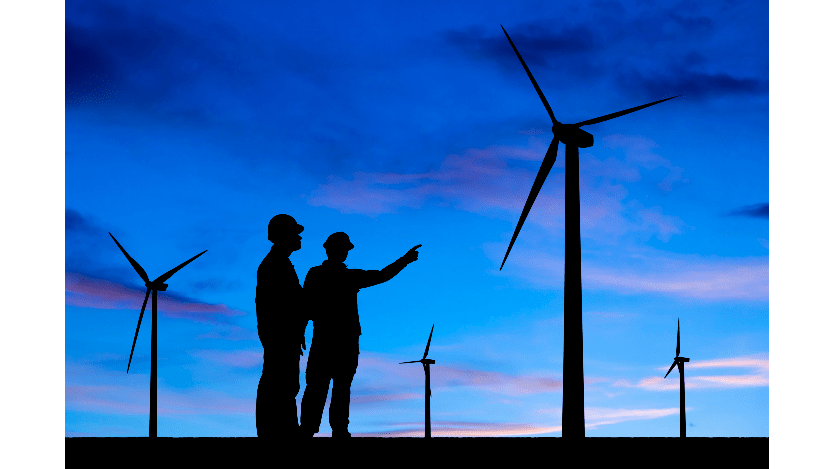 Avaada Team At Wind Energy Farm